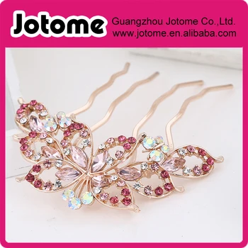 

Rhinestone Bridal Hair Comb Silver Wedding Bridesmaid Gift Vintage Hair Piece