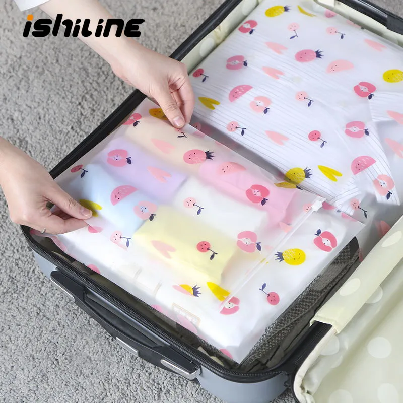 

Sealed Bag Travel Transparent Waterproof Clothing Cosmetic Storage Bag Scrub Luggage Clothes Shoes Sorting Bag