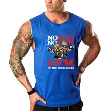 Новая брендовая одежда Бодибилдинг Фитнес мужская тренировочная майка Топ жилет без боли без усиления хлопок майка спортивная рубашка без рукавов