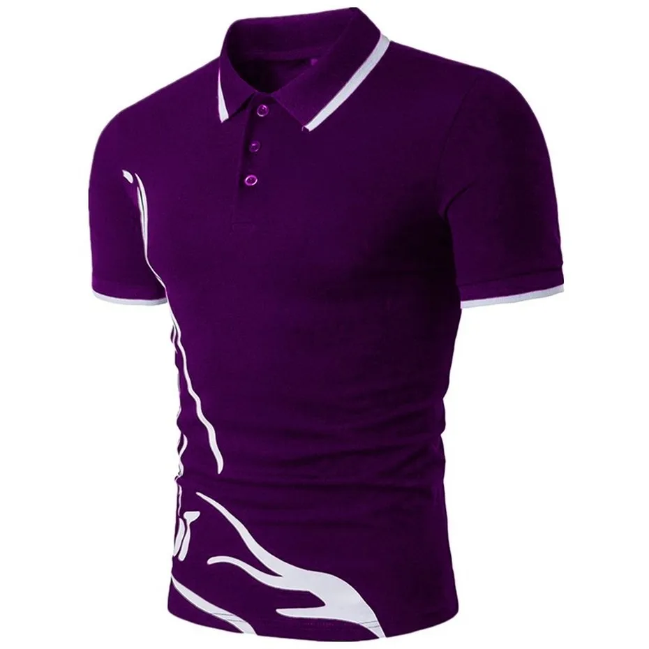 

ZOGAA Mens Polo Shirt Brands Male Short Sleeve Casual Slim Solid Color Polo Shirt Anti-shrink Quick Dry Outdoor