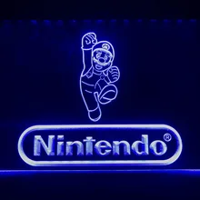 R081 игровая комната nintendo пивной бар светодиодный неоновые световые знаки