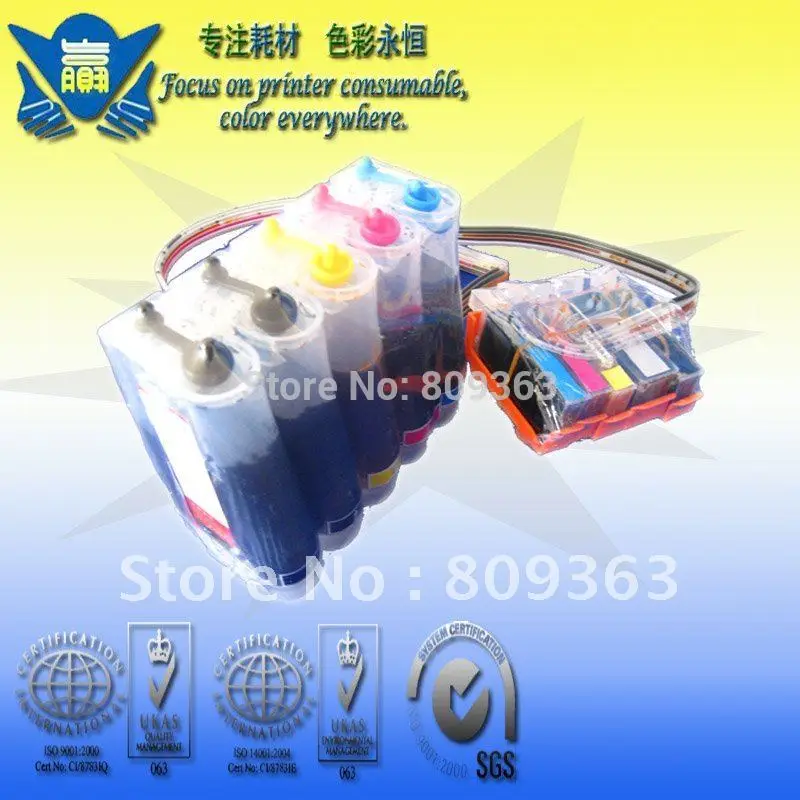 

(PGI-320 CLI-321 Use in Japan) CISS Continuous Ink System for Canon MP560 MP620 MP630 MP640 MX860 MX870 Free Shipping By DHL