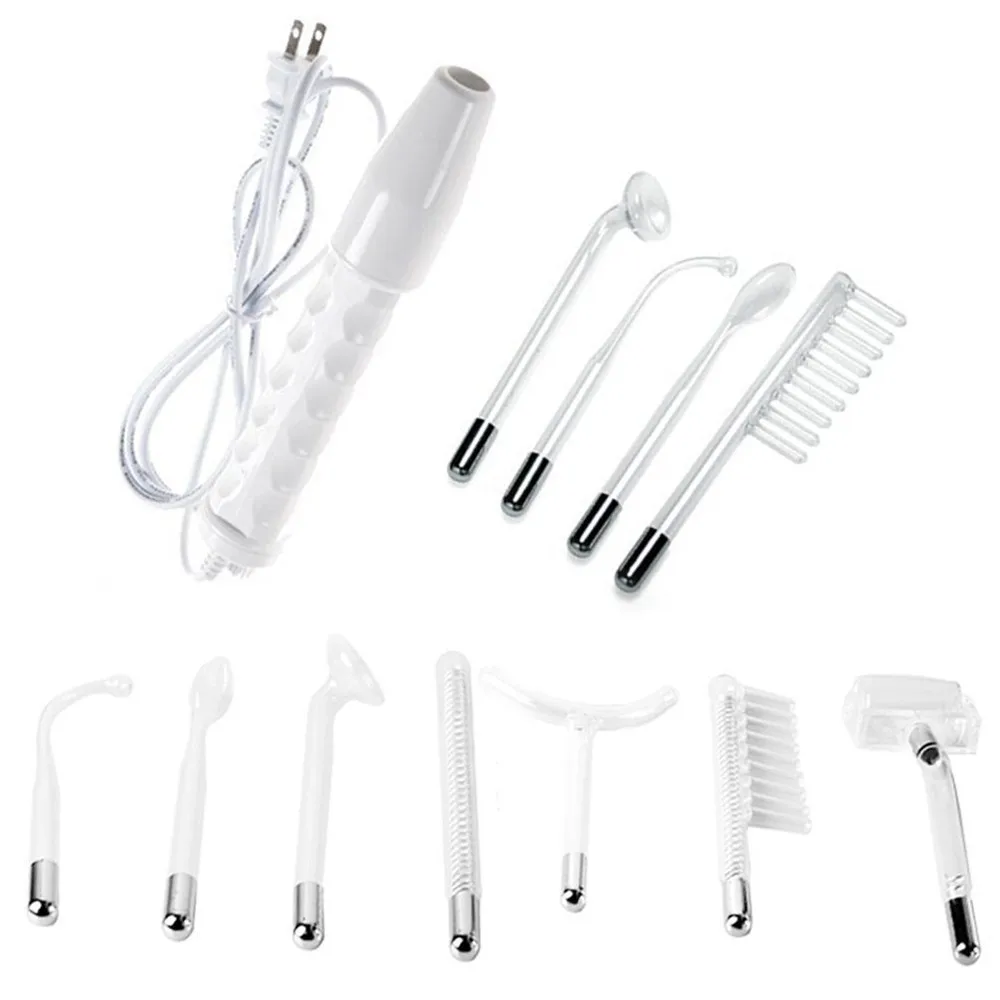 

High-Frequency-Skin-Facial-Spot-Remover-Treatment-Hair-Growth-Massage-W-11Tubes