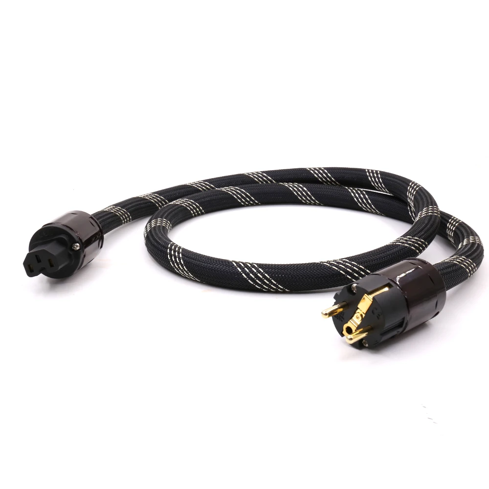 Hi-End Hifi Audio Power Cable Power Cord cable with P-079E C-079 EU Plug AC cable line hifi audio amp cable Hi-End Hifi Audio Power Cable Power Cord cable with P-079E C-079 EU Plug AC cable line hifi audio amp cable
