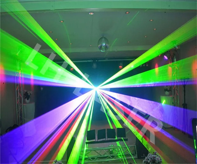 Высокая мощность 3000 МВт анимация RGB Мультфильм лазерный проектор вспышка наружный лазерный луч