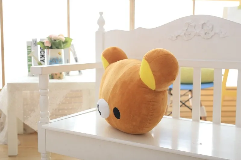 50*30 см мультфильм Rilakkuma плюшевые подушки мягкий укомплектованный легкий медведь плюшевые игрушки милый Релакс медведь диван подушка детский подарок