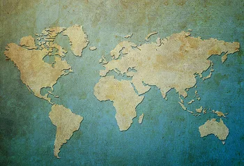 

World Maps Photo Background Backdrop Quality Vinyl