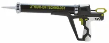 Lithium Battery Electric Caulking Gun packed by tool bag for both sausage and cartridge sealant use BC-1425