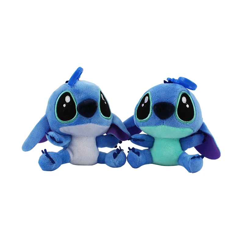 

2color Mini Stitch Plush Toys Stuffed Soft Animal Cartoon Plush Lilo Stitch Pendant with hook Toys for kids baby gifts