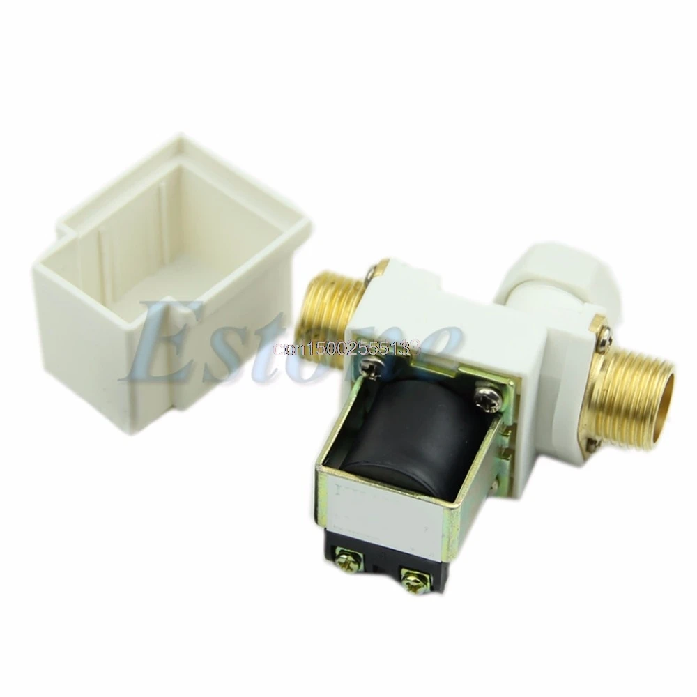 

Water Valve N/C DC 12V 0-0.8MPa 1/2" Electric Solenoid Valve for Water Air New