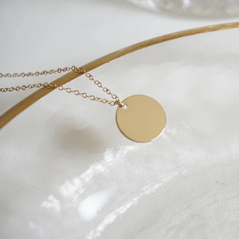 Персонализированные монеты ожерелье с буквами ручной работы на заказ розовое золото чокер кулон колье Femme Kolye ожерелье ювелирные изделия