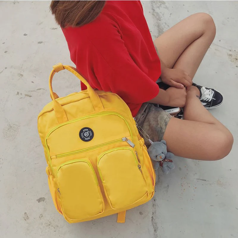 عارضة النايلون ماء حقائب النساء كبيرة قدرة السفر حقائب بلون حقيبة مدرسية Bookbags Daypack حقيبة عارضة النايلون ماء حقائب النساء كبيرة قدرة السفر حقائب بلون حقيبة مدرسية Bookbags Daypack حقيبة