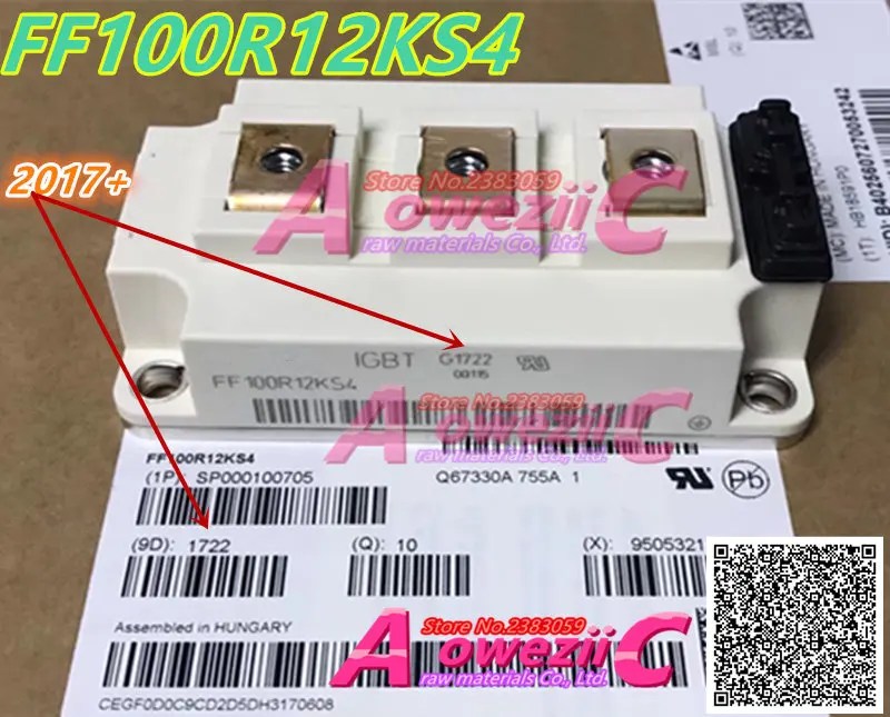 Aoweziic 2017+ 100% new imported original FF100R12KS4 high precision insulated gate driven IGBT power: 100A 1200V Aoweziic 2017+ 100% new imported original FF100R12KS4 high precision insulated gate driven IGBT power: 100A 1200V