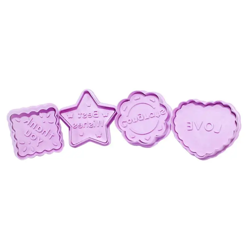 DIY Cookie Pastry Tools Love Heart Star Cake Press Mold Biscuit Stamps Fondant Sugarcraft Cutter Kitchen Baking Tool | Дом и сад