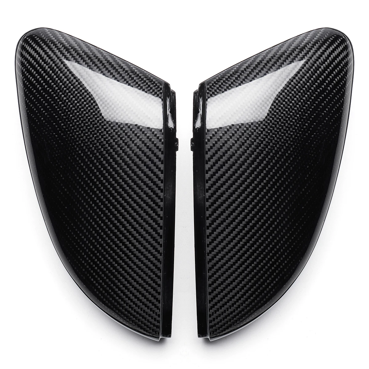 

For Volkswagen For VW For Polo 6R/6C TDI GTI 2011 2012 2013 2014 2015 2016 2017 Carbon Fiber Rear View Side Mirror Cover Caps