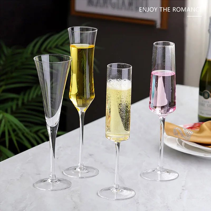 Шампанское флейты серийный бессвинцовый Кристалл Бокалы для красного вина коктейльное Стекло Кубок любовник подарки на день рождения чашка