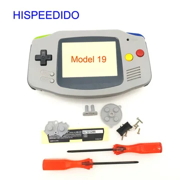 HISPEEDIDO 19 цветов корпус оболочки пакет для Nintendo Gameboy Advance консоли чехол Ремонт Часть для GBA с кнопочные подкладки - Цвет: Model 19