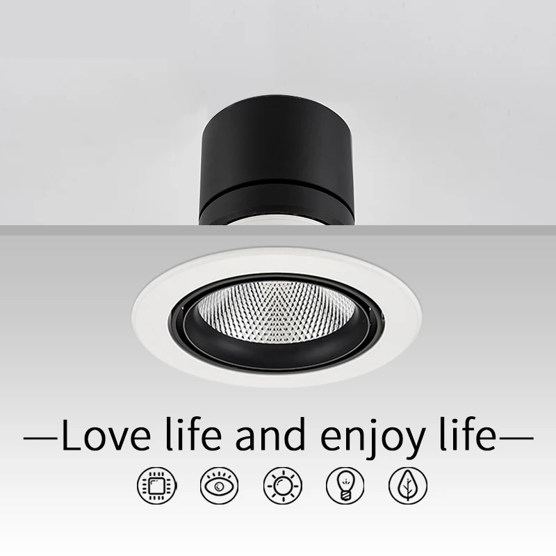 SCON AC110 240V led 25W Downlight embedded COB CREE lamp intelligent