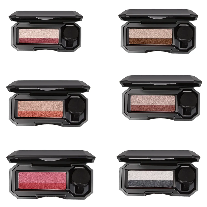 

DNM Peach Powder Earth Color With Small Portable Mirror Makeup Party Eye Shadow For Eyes Brush Lazy EyeShadow 6 Colors