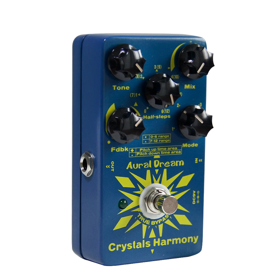 Aural Dream Crystals Harmony Effects guitar pedal so as to produce two sounds on different time point 4 different models Aural Dream Crystals Harmony Effects guitar pedal so as to produce two sounds on different time point 4 different models