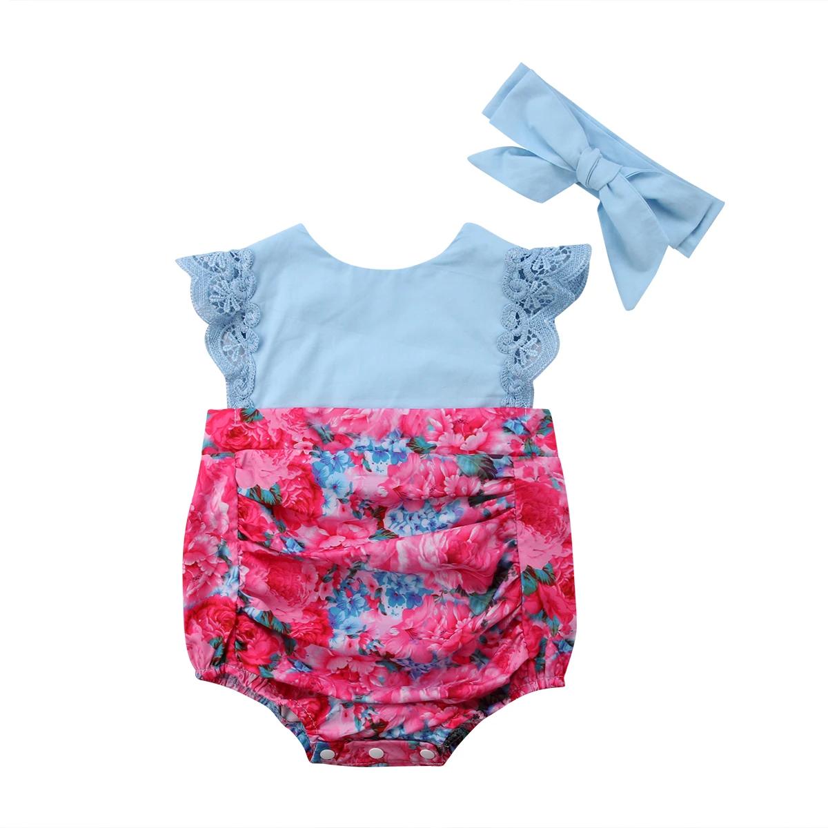 

Sisters Kids Baby Girls Summer Clothes Baby Girl Lace Floral Bodysuit Sunsuit 0-24M Sister Dress Sundress Sleeveless Dress 1-6T