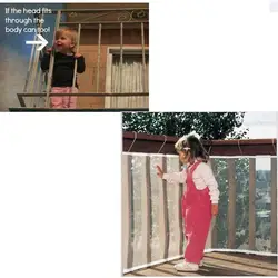 Детские манежи забор ребенок безопасности сетки детей балкон Лестницы ворота протектор домой малыша код защитить сеть безопасности Дети