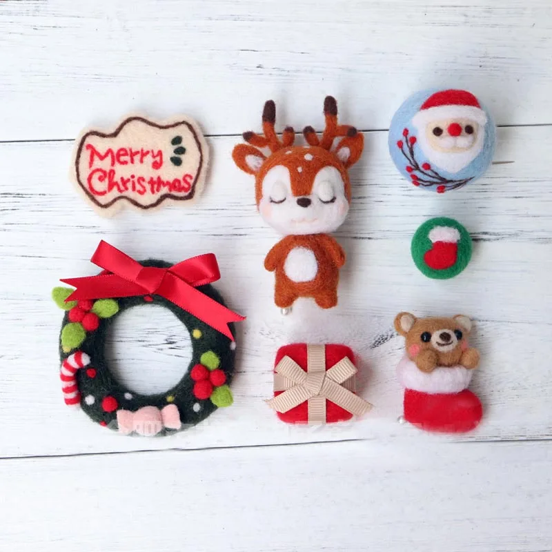 Everything Nice Stuffed Christmas Ornament Kit - In Wool Felt