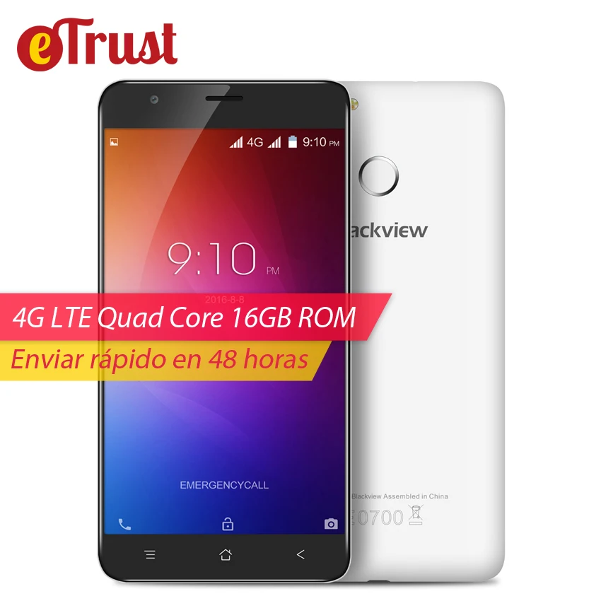 Blackview E7 4G Smartphone 5 5 inch 1280x720 IPS HD MTK6737 Quad Core Android 6 0