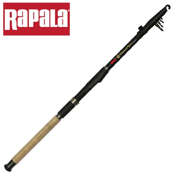 Rapala THUNDER STICK 2,1 М 2,4 М 2,7 М 3,0 М 3,6 м спиннинговая Удочка телескопическая удочка морская Карп Фидер Удочка длинный Литой - Цвет: Цвет: желтый