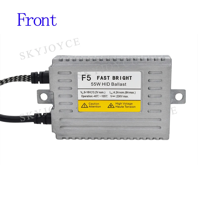 SKYJOYCE 55W Fast Bright Car Headlight Bulb Kit Xenon H7 H1 H3 H11 9005 HB4 9012 D2H 5500K Fast Start 55W F5 HID Ballast Reactor (3)