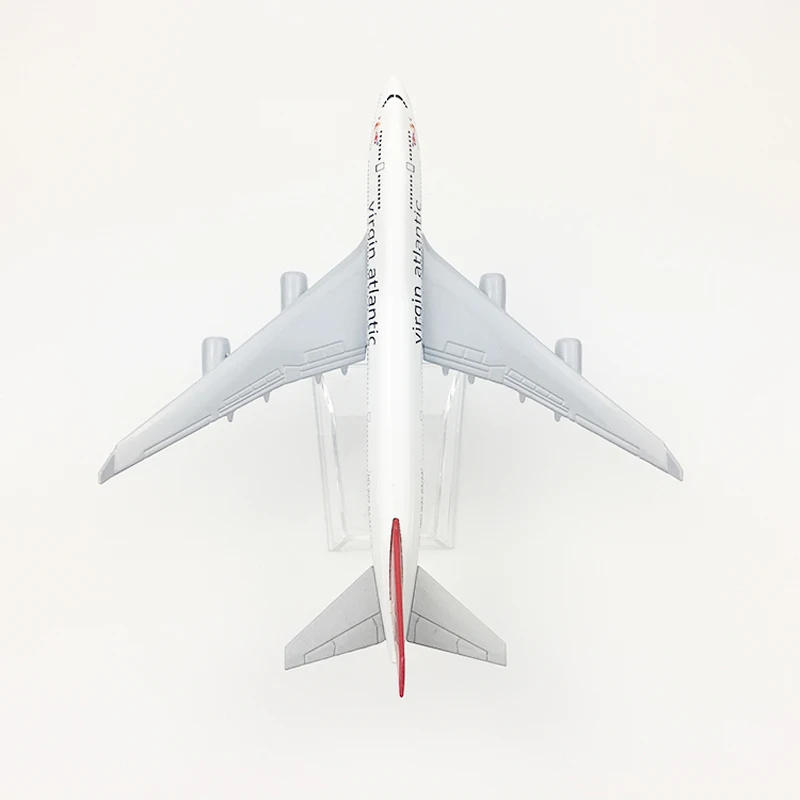 Модель самолета Virgin Atlantic модель Боинг 747 16 см из металлического сплава 1:400 игрушка