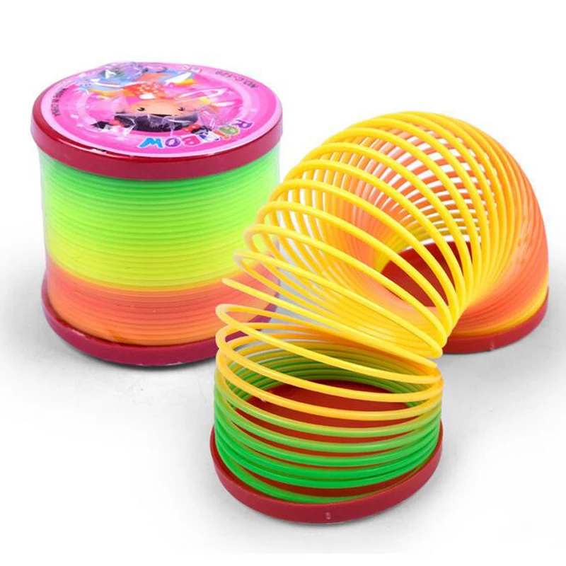 large plastic slinky