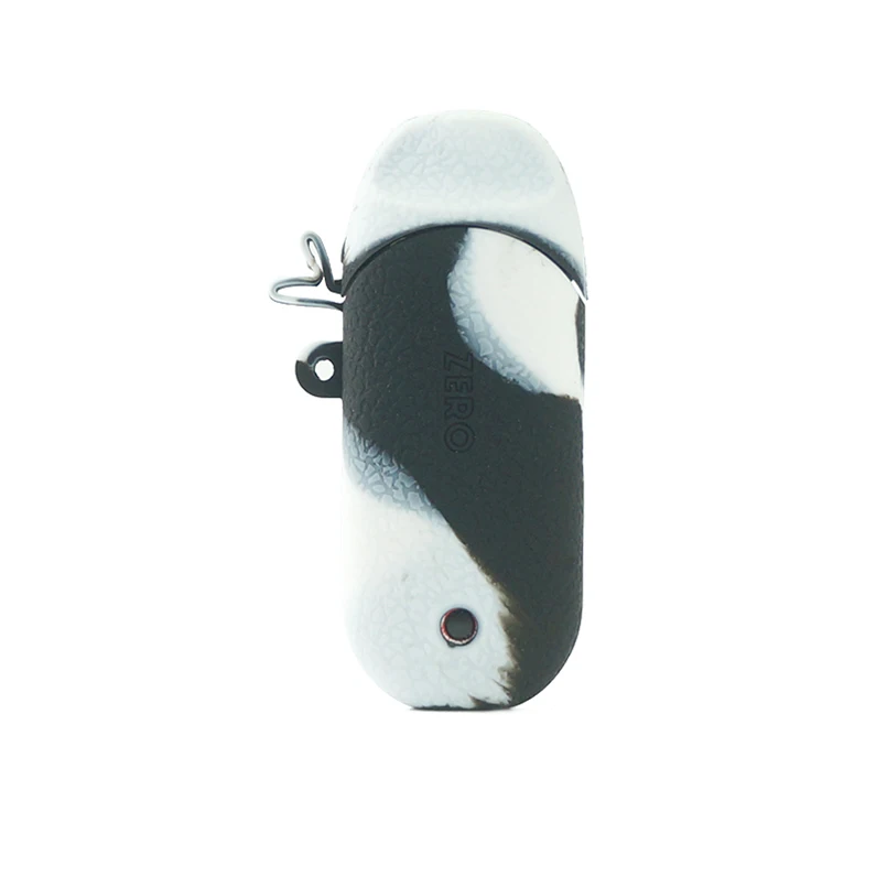 Текстурированный силиконовый чехол для Vaporesso Renova Zero vape комплект электронных сигарет не скользит силиконовый чехол - Цвет: Black white