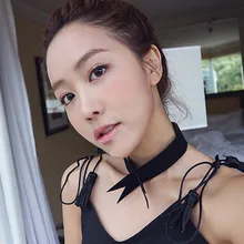 1Pc Black Velvet Choker Necklaces 90’s Gothic Plain Ribbon Necklace Women Korean Fashion Jewlery Collares collares mujer Collier