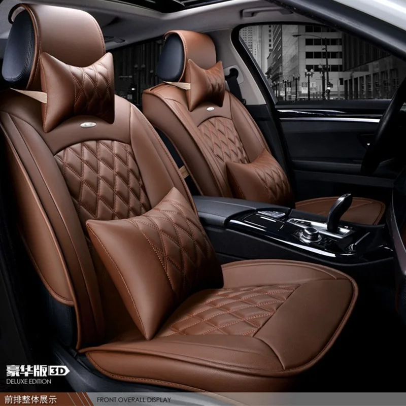 Чехол из мягкой кожи для передних и задних сидений volvo s40 s80 s60 V40 V60 XC60|leather seat covers|car