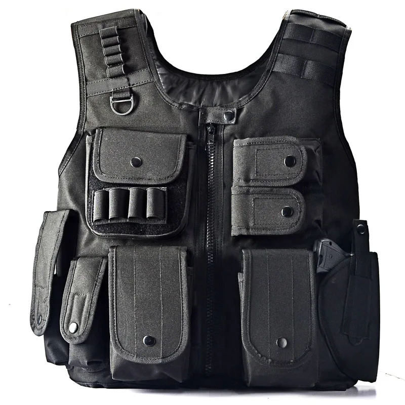 GNNFIC Tactical Vest Military Tactical Army Polyester Airsoft War Game
