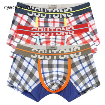 

3PCS/Lot Sexy Men Underwear Boxer Shorts Cotton Boxer Cuecas Masculina Calzoncillos Hombre Underwear Men Boxers Trunk Underpants