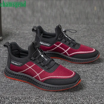 

CHAMSGEND Sneakers 2019 Solid Casual Light Running Shoes Outdoor Sneakers Hot Sell Breathable Comfortable Training Sports Shoes