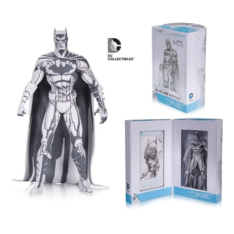 

SDCC DC Comics Sketch Batman Figure Blueline Edition JimLee Con Batman PVC Action Figures Toy Brinquedos