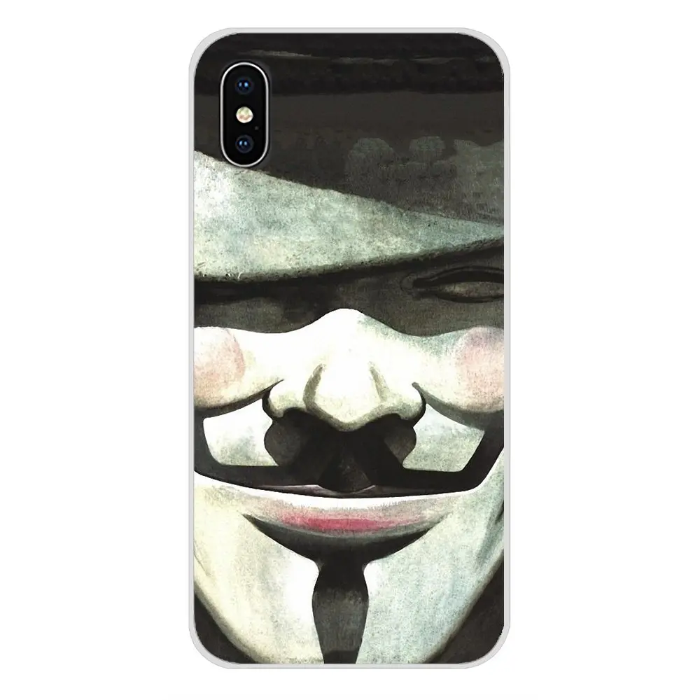 Аксессуары для телефона Чехлы Huawei Mate Honor 4C 5C 5X 6X 7 7A 7C 8 9 10 8C 8X 20 Lite Pro V Vendetta Anonymous