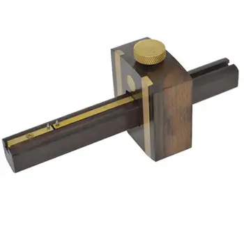 

Woodworking Tool Ebony Multi-Function Screw Type Marking Meter Marker Woodworking Cable