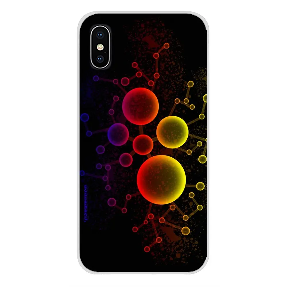Для Xiaomi Mi6 A1 5X 6X Redmi Note 5 5A 4X 4A 4 3 Plus Pro pocophone F1 физическая молекула Atom структура