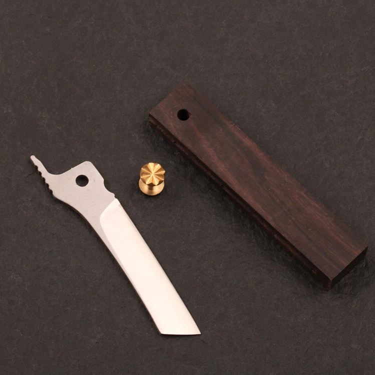 Buy Folding Knife Blade Wood Handle Kits Pocket Knives