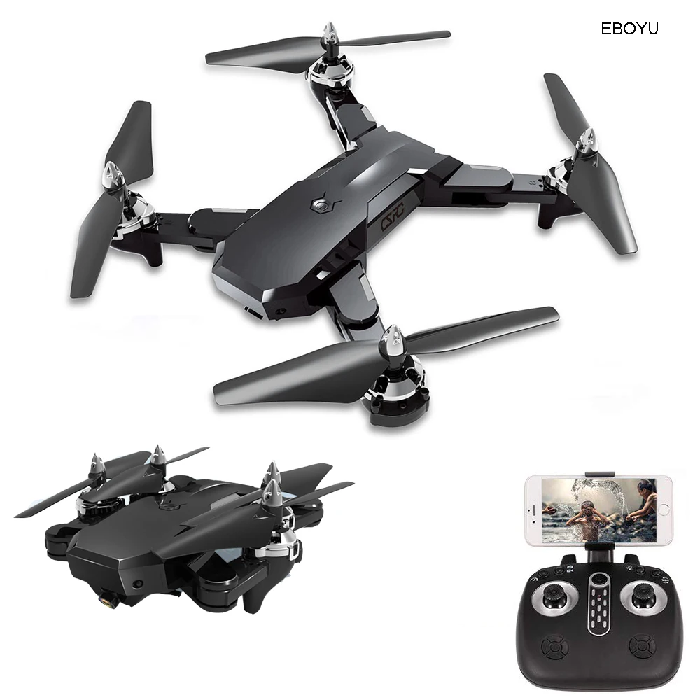 Складной мини Квадрокоптер EBOYU 2 4 ГГц с G датчиком HD камера 1080P Wi Fi