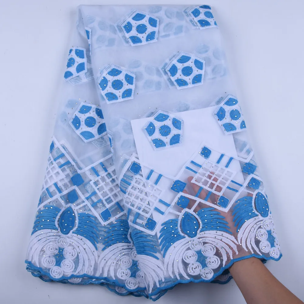 

The Beautiful African Dry Lace Fabric Latest Soft Milk Silk Lace Fabrics With Stones French Mesh Laces For Nigerian DressF1591
