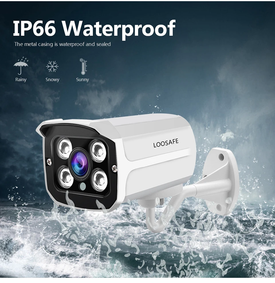 LOOSAFE 1080P POE HDMI POE NVR комплект CCTV securet 8CH NVR PoE P2P комплект наружной безопасности IP Cam 8CH HDD P2P Onvif комплект наблюдения