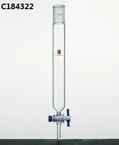 

synthware,Chromatography Column, Column O.D.:32mm, Column I.D.:26.0, Effective Length inch:254mm, Joint:24/40, Stopcock Bore:2mm
