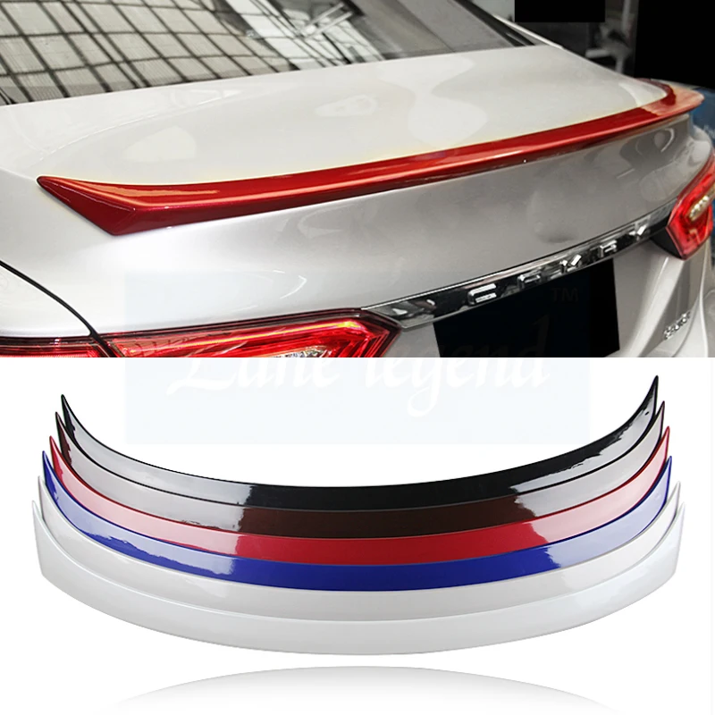 

For Toyota Camry 2018 Car Styling Exterior High Qulity ABS Plastic Unpainted Primer Rear Wing Spoiler Cover Car Accessories