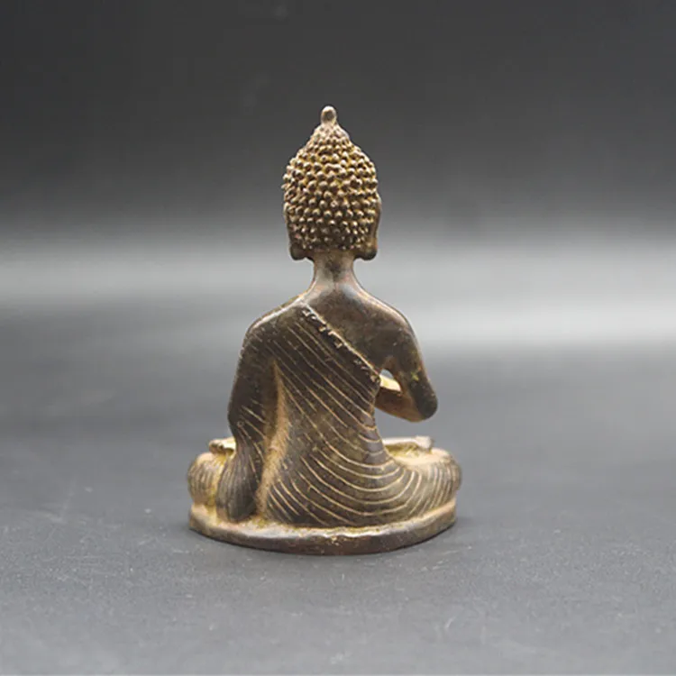 Beautiful Old Tibet Tibetan Bronze Buddhism Buddha statue Exorcism peace wealth