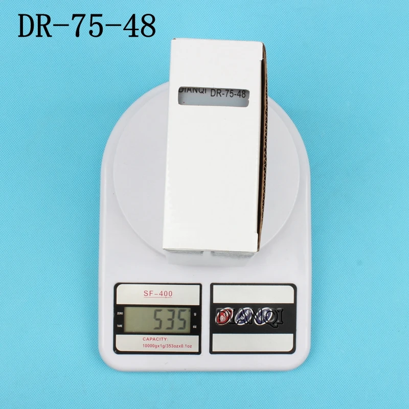 DIANQI din-рейка блок питания 75 Вт 48 В мощность suply 48 в 75 Вт ac dc преобразователь dr-75-48 хорошее качество